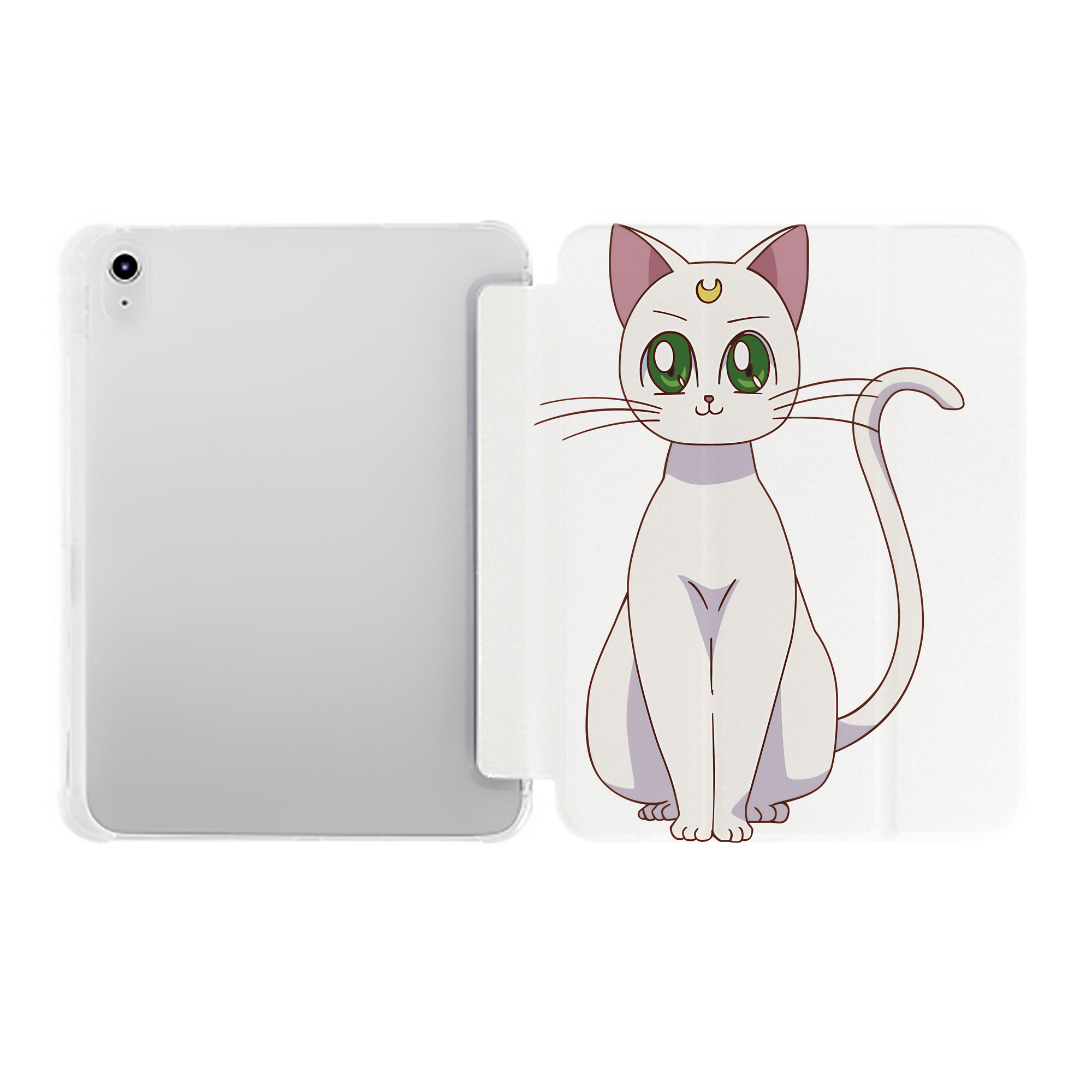 （画像用） 美少女戦士セーラームーン Sailor Moon IPad ケース ペン収納付き 三つ折りスタンド PUレザー×シリコン 対応機種9.5/10.5/10.9インチ